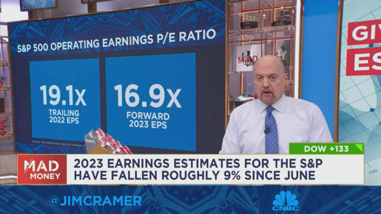 Jim Cramer gives his take on the upcoming earnings season